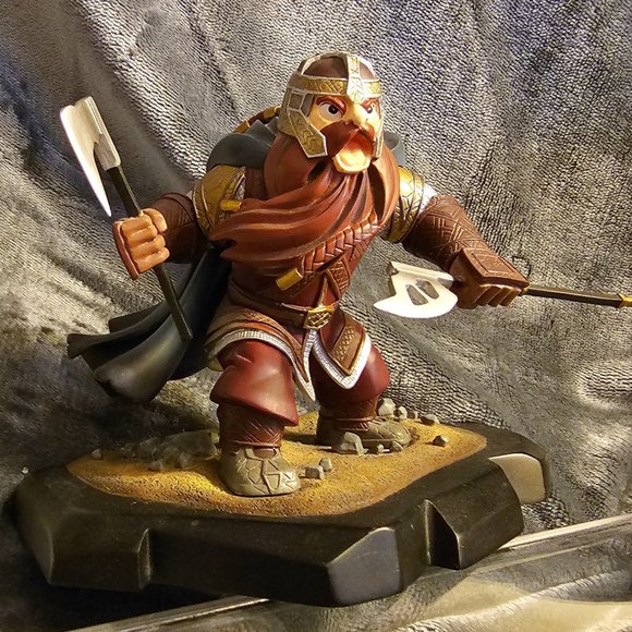 Gimli Lord of The Rings Maquette Figure - Gentle Giant, LOTR, collectible (rare) - Picture 1 of 11